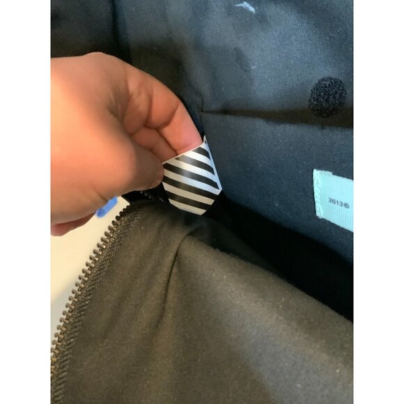 Off-White C/O Virgil Abloh Black Polyester Red Arrow Travel Backpack - Picture 10 of 11